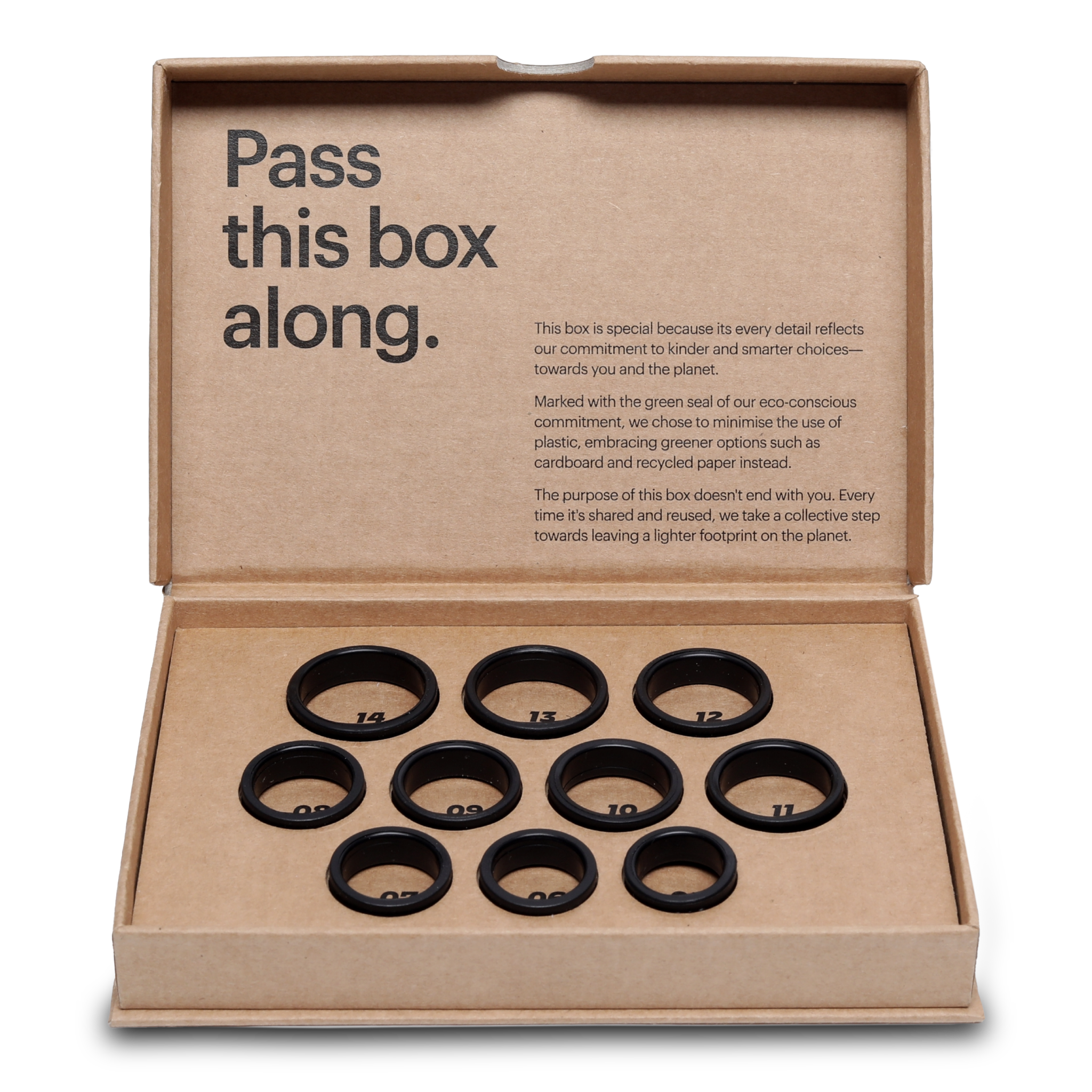 <strong>Size. Sizing kit recommended for best fit.</strong>